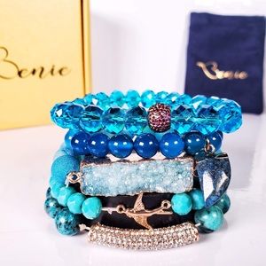Turquoise Bundle 5 Stack Bracelet